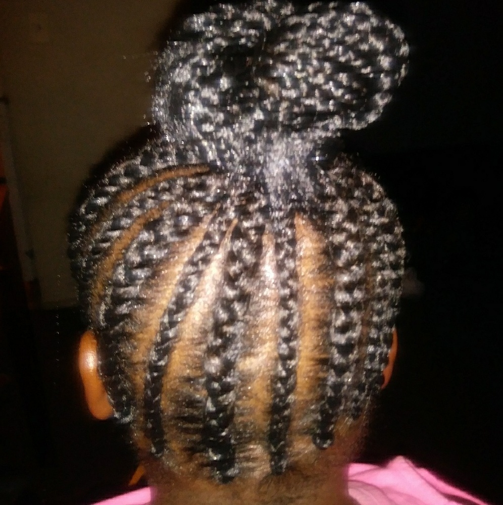 Kids ponytails